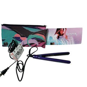 Glister Mini Adventurist Hair Straightener Ultraviolet in Pouch
